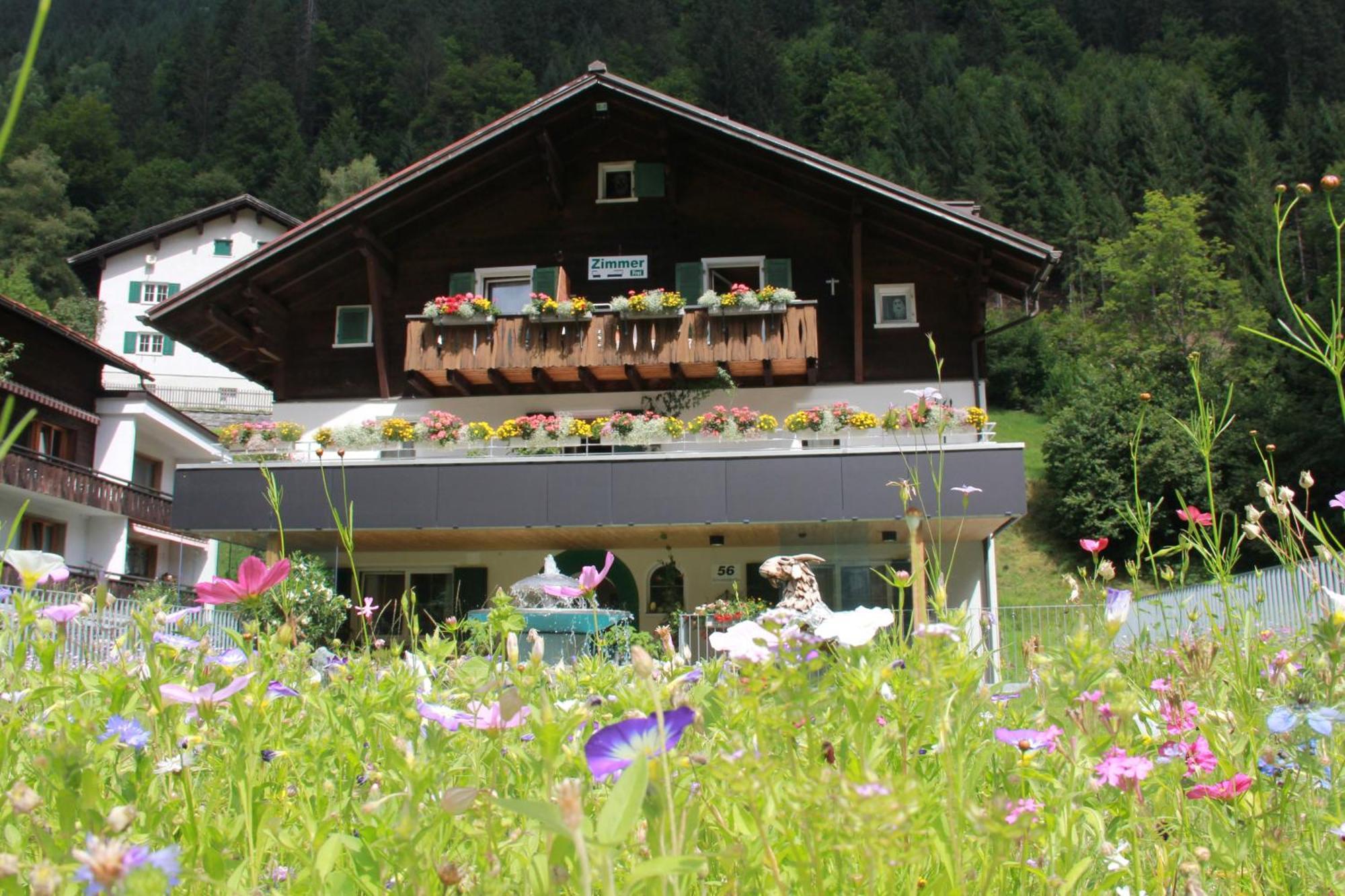 Haus Am Rain Bed and Breakfast Partenen Buitenkant foto