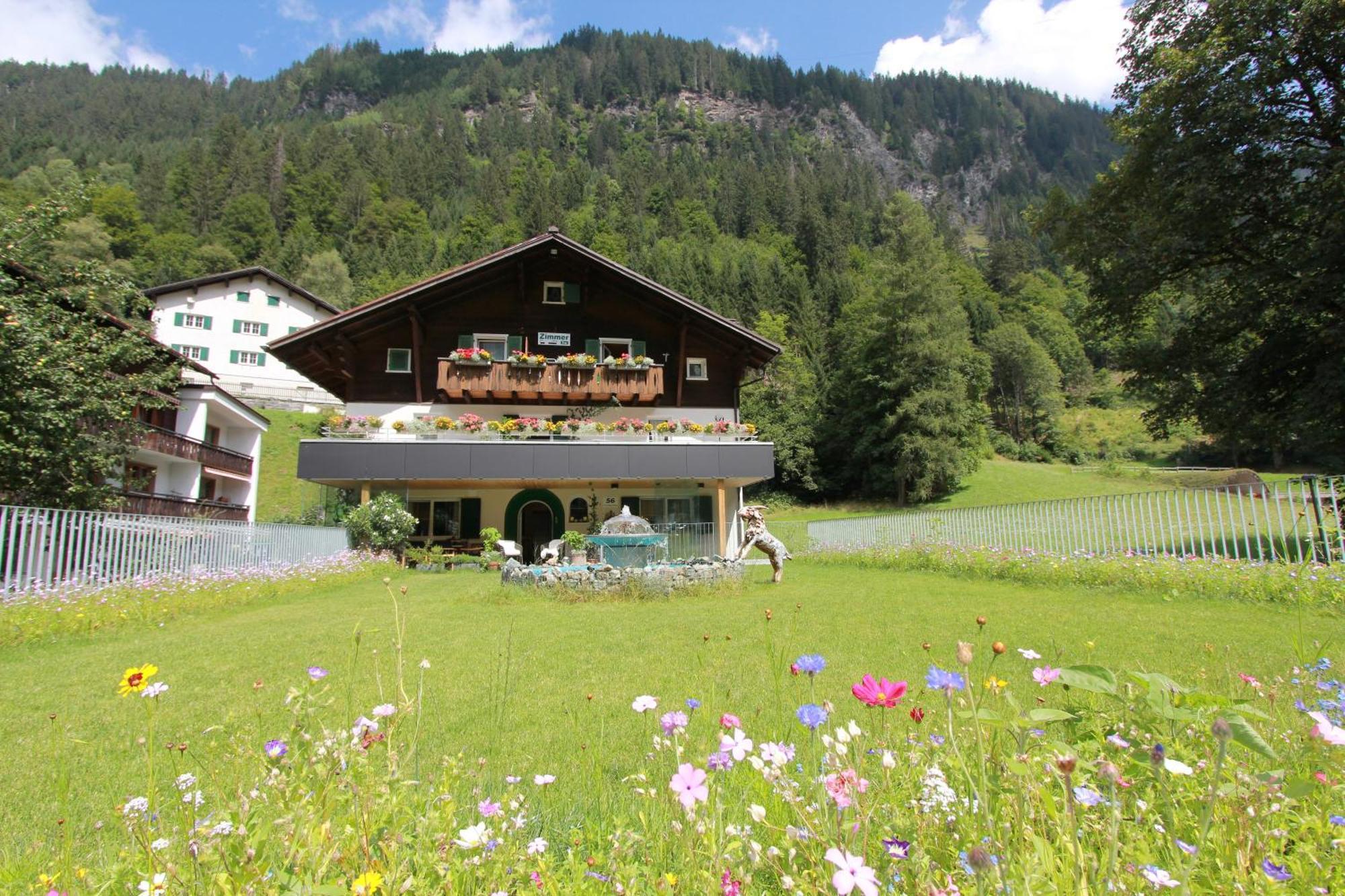 Haus Am Rain Bed and Breakfast Partenen Buitenkant foto