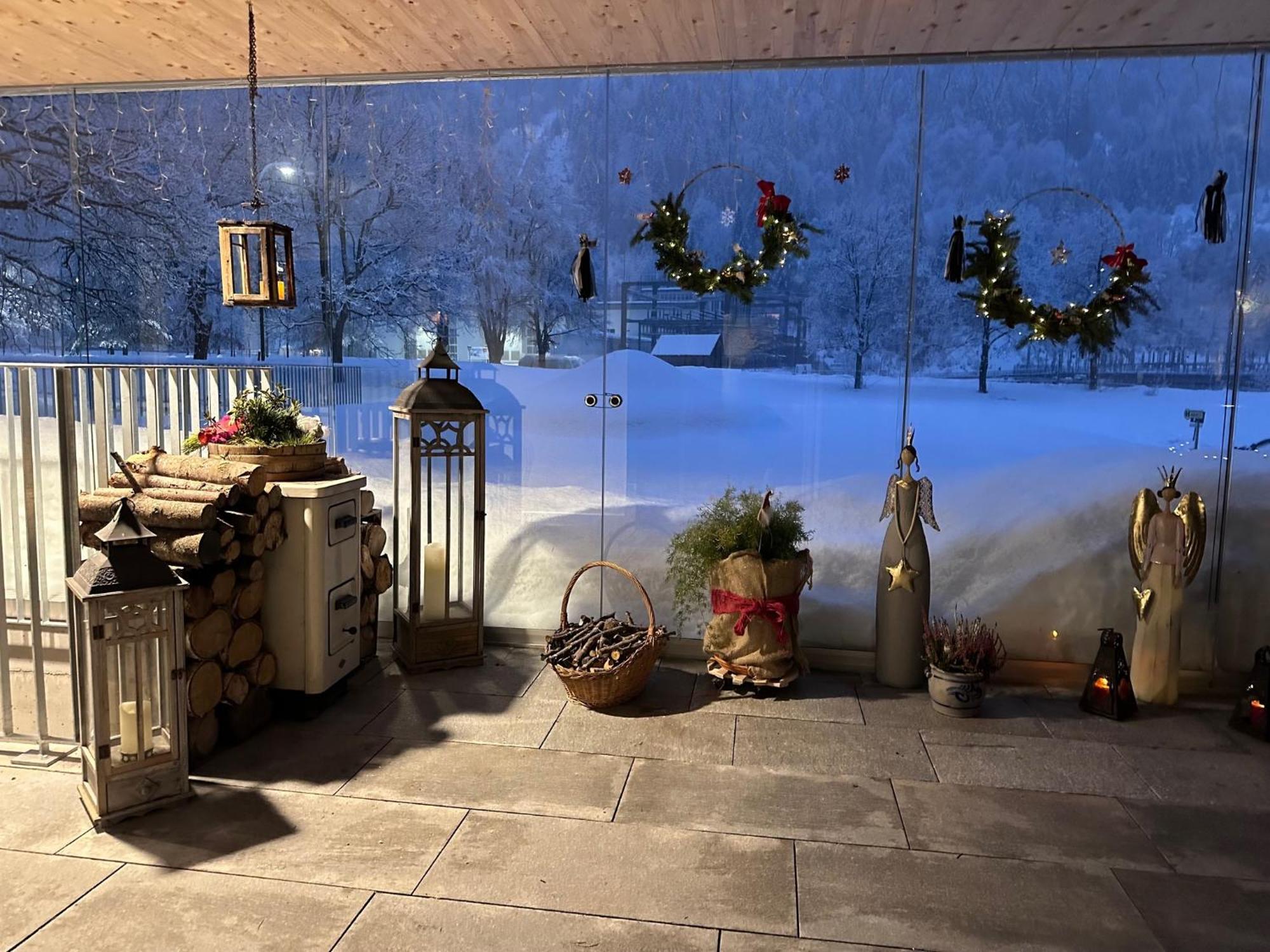 Haus Am Rain Bed and Breakfast Partenen Buitenkant foto