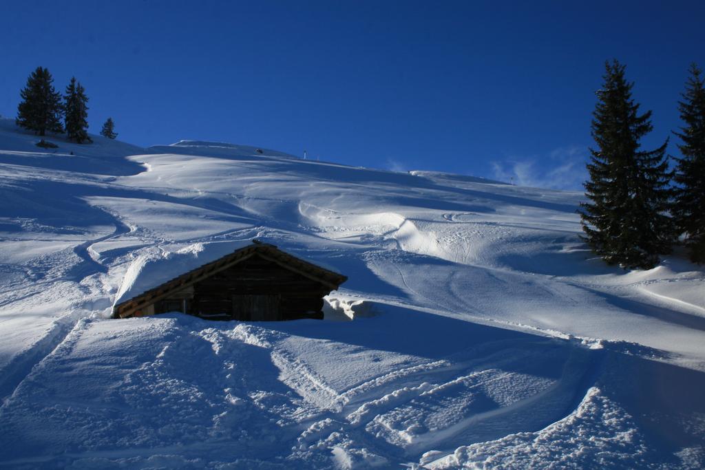 Haus Am Rain Bed and Breakfast Partenen Buitenkant foto